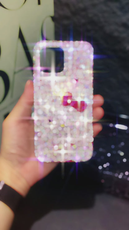 Handmade iPhone Case Gorgeous Bling Rhinestone Kawai Hello Kitty Case