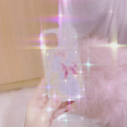 Handmade Bling AB Rhinestone Marie Cat iPhone Case