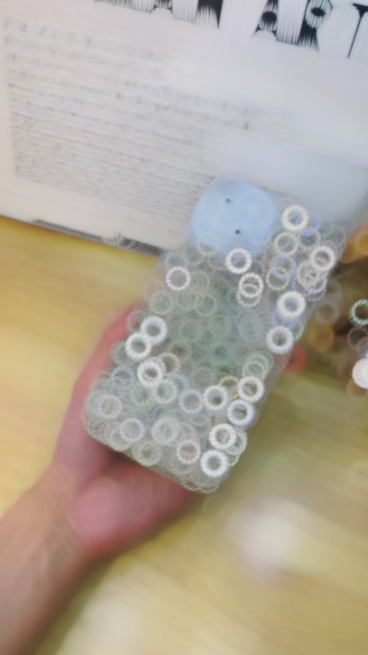 Funda de lujo hecha a mano con patrón de monograma de cristal brillante para iPhone y Samsung