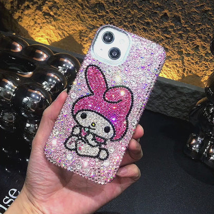 My Melody Gorgeous Bling Crystal For iPhone Case