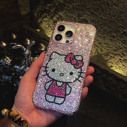 Hello Kitty Gorgeous Bling Bling Crystal For iPhone Case