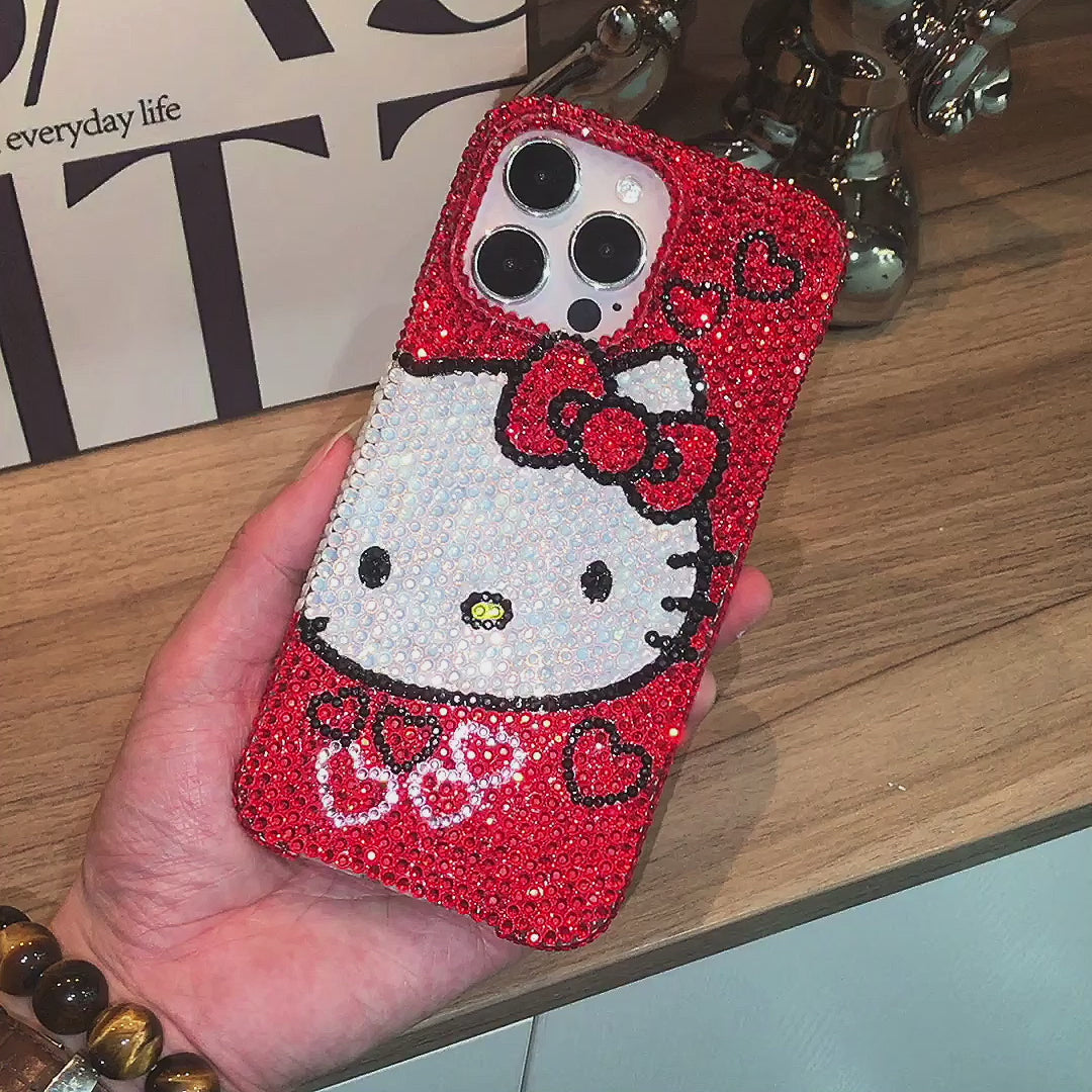 Super Bling and Cute Cartoon Crystal Diamond Phone Case – iCase1Shop