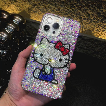 Hello Kitty Gorgeous Bling Rhinestone Case For iPhone Case