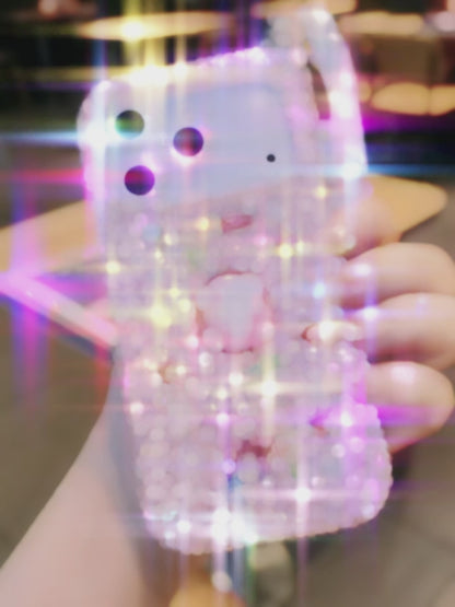 Handmade iPhone Case Gorgeous Bling Crystal Hello Kitty with Love