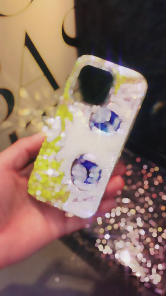 Handmade iPhone Case Luxury Bling Rhinestone Beautiful Sailor Moon Case