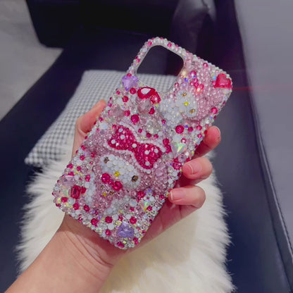 3D My Melody Gorgeous Bling Rhinestone For iPhone Case