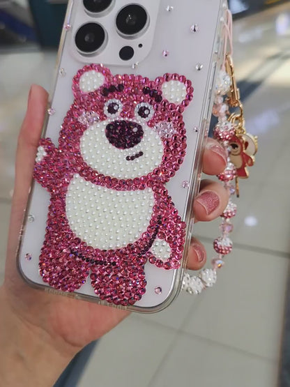 Lotso Bear Gorgeous Bling Crystal For iPhone Case